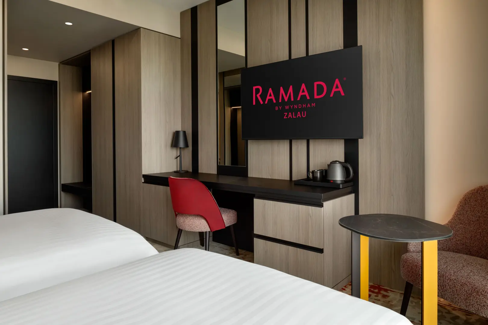 Fourth slide with standard twin room